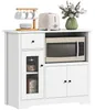 HOMCOM Credenza da cucina con ripiano per microonde, 3 Anteprima dell’immagine prodotto 1