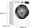 Bosch WAN28K43  Waschmaschine Frontlader  8 kg  1.400 U/Min Produktbild-Vorschau 11