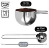 COM-FOUR® 3x Kaffeemaßlöffel aus rostfreiem Edelstahl - Produktbild-Vorschau 6