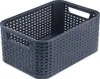 Curver Style M, Úložný kôš, Šedá, Ratan, Jednofarebné, Náhľad obrázku produktu 5