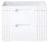 Meuble vasque à poser sur pieds 80 cm - Oceanie White Voir les images du produit 3
