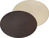 FREEFORM DUO - Platzset oval, Schokobraun/Creme Produktbild-Vorschau 1