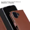 Selencia Echtleder Klapphülle iPhone 16 - lichtbruin Produktbild-Vorschau 5