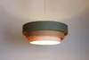 Lampa wisząca ERUTAN TRIPLE zielona/beżowa/kremowa Podgląd zdjęcia produktu 5