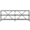 vidaXL Konsolentisch Grau Sonoma 200x30x75 cm Holzwerkstoff Produktbild-Vorschau 5