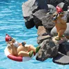 Nackter Zwerg Badering Gartenzwerg 25cm Teichfigur Produktbild-Vorschau 3