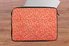 MuchoWow® Laptop Hülle 13 Zoll Ein orange-weißes Produktbild-Vorschau 5