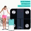 Digitale 14in1 Körperanalysewaage aus Glas, Bluetooth & Produktbild-Vorschau 9