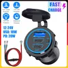 12V Auto Dual USB C Steckdose 3.0 QC PD Einbau Buchse Produktbild-Vorschau 13