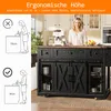 Carrello da cucina Flieks con piano di lavoro estraibile, Anteprima dell’immagine prodotto 7