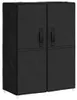 vidaXL Schuhschrank Schwarz 60x28x90 cm Stoff Produktbild-Vorschau 1