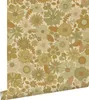 ESTAhome Tapete Retro Blumen Graugrün 50 x 900 cm Produktbild-Vorschau 1