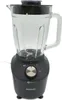 A close-up studio shot of a black Philips blender with a clear glass jug. Anteprima dell’immagine prodotto