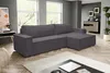 A dark gray sectional sofa is shown in a modern living room setting. Produktbild-Vorschau