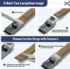 Nelbons Herren Gürtel,Leder Automatik Ratsche Gürtel Für Produktbild-Vorschau 7