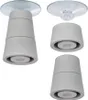 Three gray conical objects with clear circular bases, likely suction cups, are arranged against a white background. Produktbild-Vorschau