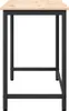 vidaXL Stolik naturalny 80 x 50 x 77 cm Drewno i stal Podgląd zdjęcia produktu 6