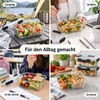 Set di 10 contenitori in vetro per alimenti con coperchio – Anteprima dell’immagine prodotto 9
