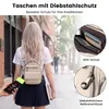 TANTOMI Rucksack Damen Klein, Elegant Cityrucksack Damen Produktbild-Vorschau 5