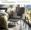 tectake® Sessel Hygge gepolstert Produktbild-Vorschau 3