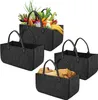 Filztaschen 4 Stück Kaminholztasche Filz, Faltbar Groß Produktbild-Vorschau 1