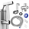 Edelstahl Bidet Handbrause Set für Toilette, WC Brause, Produktbild-Vorschau 5