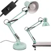 LUMILED lampada da tavolo in metallo blu pastello attacco Anteprima dell’immagine prodotto 1