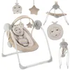 Sedia a dondolo con melodie MoMi LISS beige Anteprima dell’immagine prodotto 1