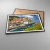 Gerahmtes Poster - Schwarzer Rahmen - Italien küste felsen Produktbild-Vorschau 3