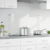 vidaXL Dos de cuisine Transparent 90 x 50 cm Verre trempé Voir les images du produit 2