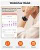 Smartwatch Damen Konvexe Licht Dünn Smartwatch für Damen Produktbild-Vorschau 5