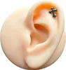 Ohrring Helix Ohrpiercing 925 Sterling Silber Kreuz in Produktbild-Vorschau 2