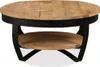 vidaXL Table basse en bois de manguier brut massif 65 x 32 Voir les images du produit 3
