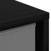 Buffet vidaXL noir aspect chêne 25,5 x 22 x 69,5 cm Voir les images du produit 8