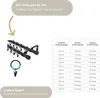 LOFT 360 cm 2-läufige Gardinenstange Schwarz 19 mm aus Produktbild-Vorschau 7