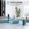 HOMCOM Turmventilator, 50W Standventilator mit 3 Modi, Produktbild-Vorschau 5