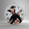 Wanduhr - Rund - Glasuhr - tanzen sie - 30x30cm - Produktbild-Vorschau 3