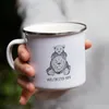 Weltbester Papa Emaille Tasse SW Spruch Löwenpapa Vatertag Produktbild-Vorschau 4
