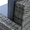 Gartenmöbel Polyrattan Sitzgruppe Lounge Gartensofa Produktbild-Vorschau 9