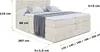 ALTDECOR Boxspringbett mit 2 Matratzen und Topper - 140x200 Produktbild-Vorschau 7