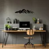 Wallity, Mountain - 285, Wanddeko, Schwarz, Metall, 16 x 68 Produktbild-Vorschau 3