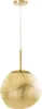 A gold pendant light fixture against a white background. Produktbild-Vorschau