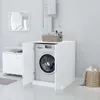 vidaXL Mobile lavatrice bianco 71x71,5x91,5 cm Anteprima dell’immagine prodotto 15