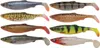 A collection of eight realistic fishing lures shaped like fish, arranged in two columns of four. Produktbild-Vorschau