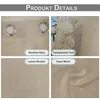 Zasłona zewnętrzna z oczkami Wodoodporne przezroczyste Podgląd zdjęcia produktu 3