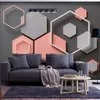 Selbstklebende Folie Fototapete - Hexagon Plan 147x105 cm Produktbild-Vorschau 2