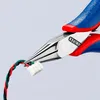 Knipex Elektronik-Greifzange DIN ISO9655 L115mm flach-rund Produktbild-Vorschau 9