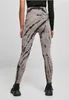 TB3656 - Ladies Baumwolle Tie Dye High Waist Leggings Produktbild-Vorschau 3