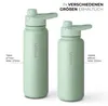 Trinkflasche Edelstahl 1L Thermoflasche Sport Flasche Produktbild-Vorschau 3