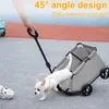 2 in 1 Hundewagen Hundebuggy bis 15 kg für Kleine Produktbild-Vorschau 6